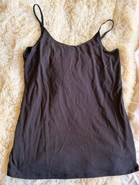 Felina Black Slim Spaghetti-Strap Tank Top
